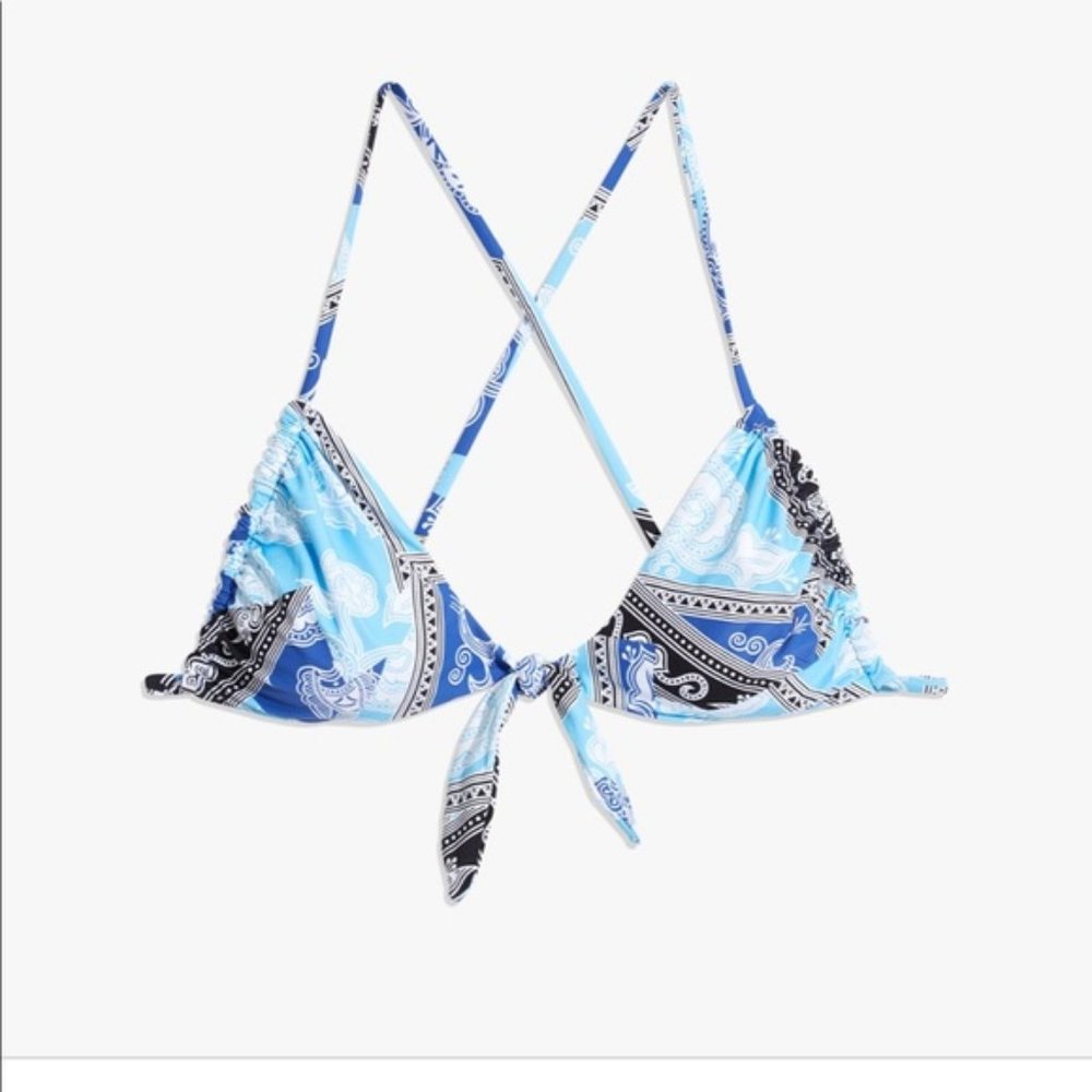 ONIA X DVF ARABELLA TOP (Alaskan Blue): NEW W TAGS